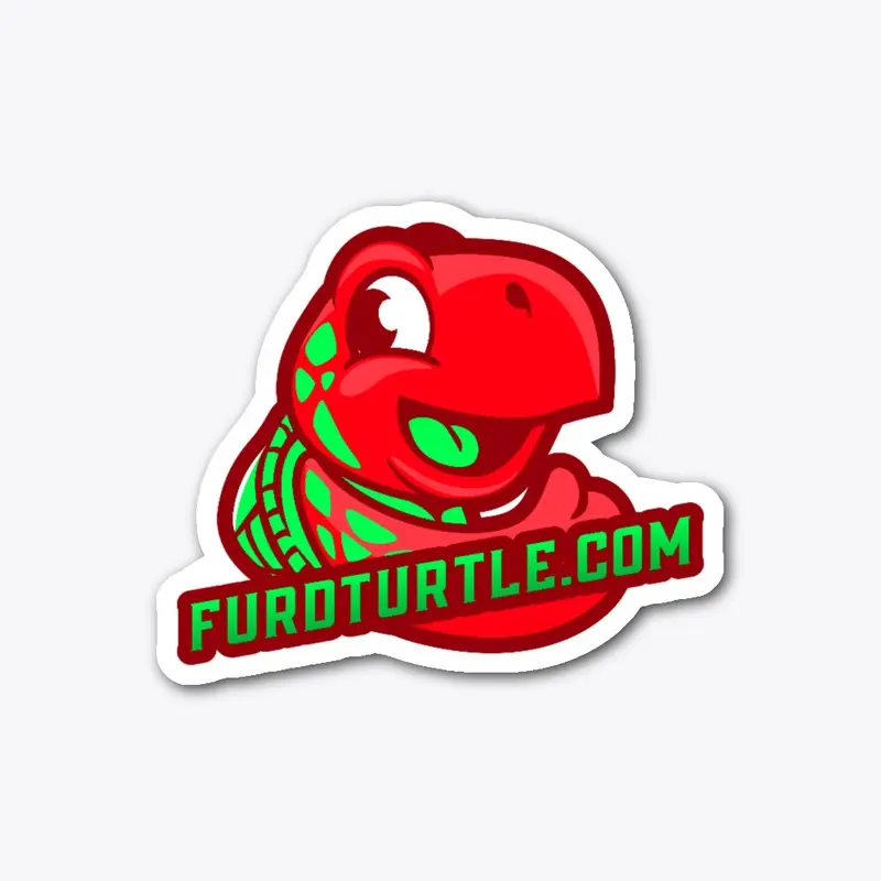 furdturtle sticker red