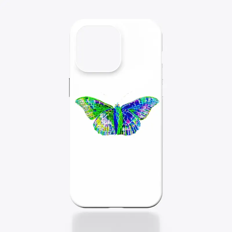 Neon colored butterfly