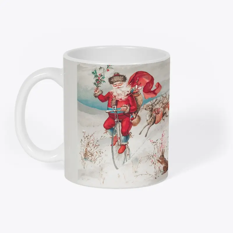 Christmas mug 1900's vintage style